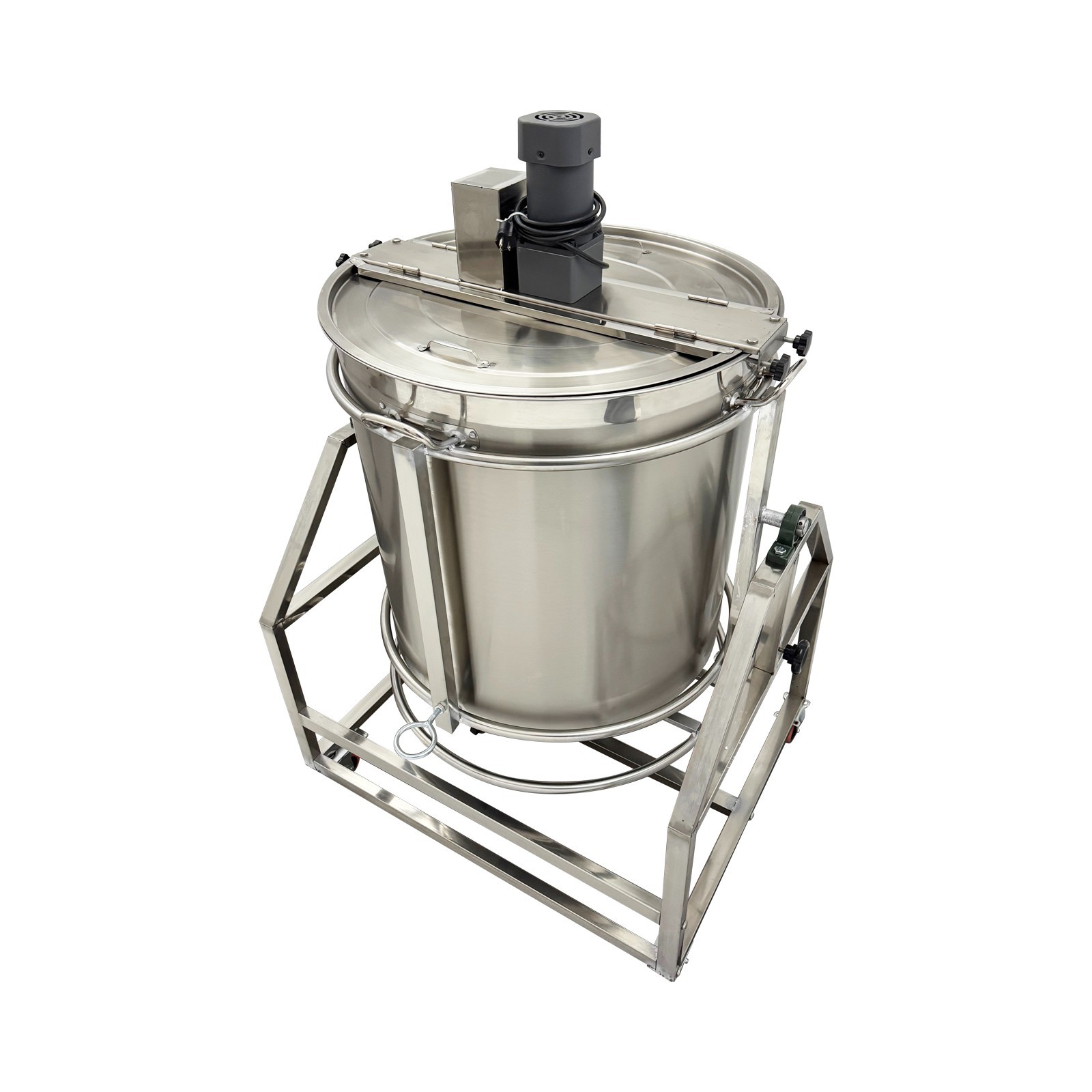 110V 50L Auto Stir-frying Natural Gas Heating Stirrer Stainless Steel Mixer