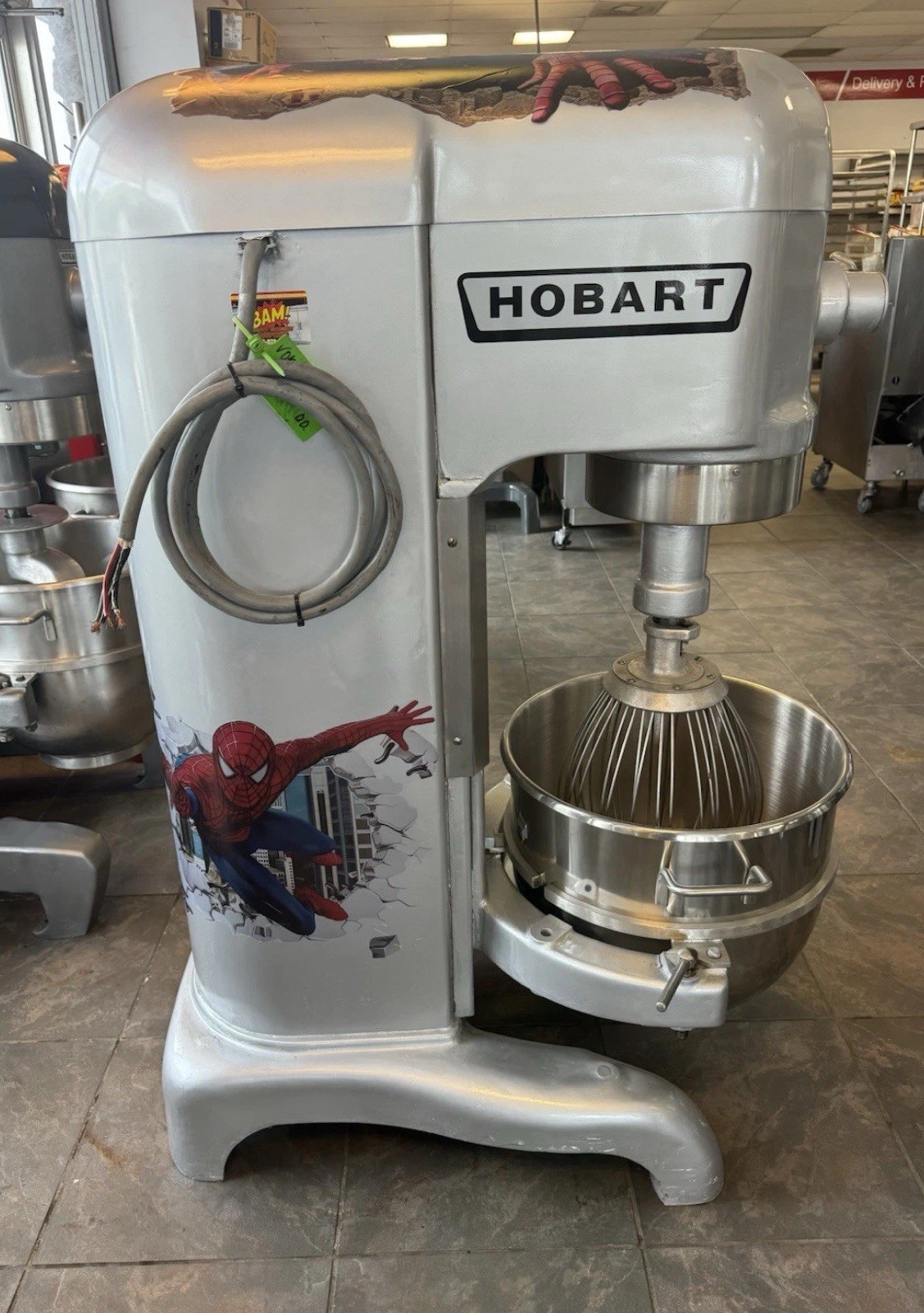 HOBART H600 60 Qt Mixer 1HP 220V 3 Phase Bowl & Whisk Included BEAUTIFUL SHAPE!
