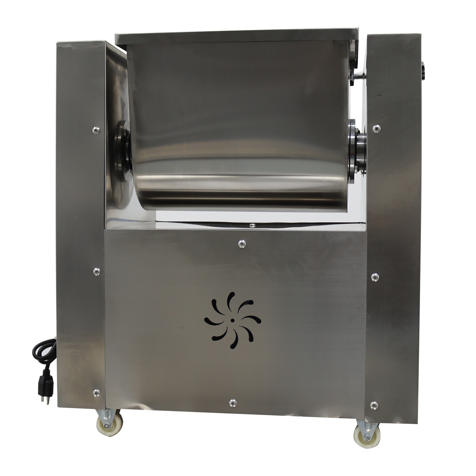 30L Electric Meat Mixer Stainless Food Mixing Machine Tilting Hopper 110V 1100W