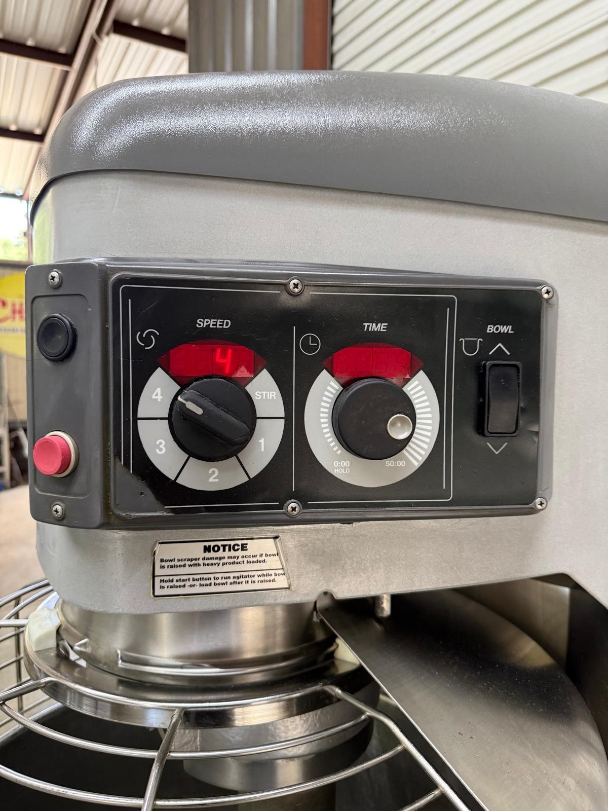 Hobart Legacy HL1400-N 140 Qt. Planetary Floor Mixer with Guard – 240V, 3 Phase,