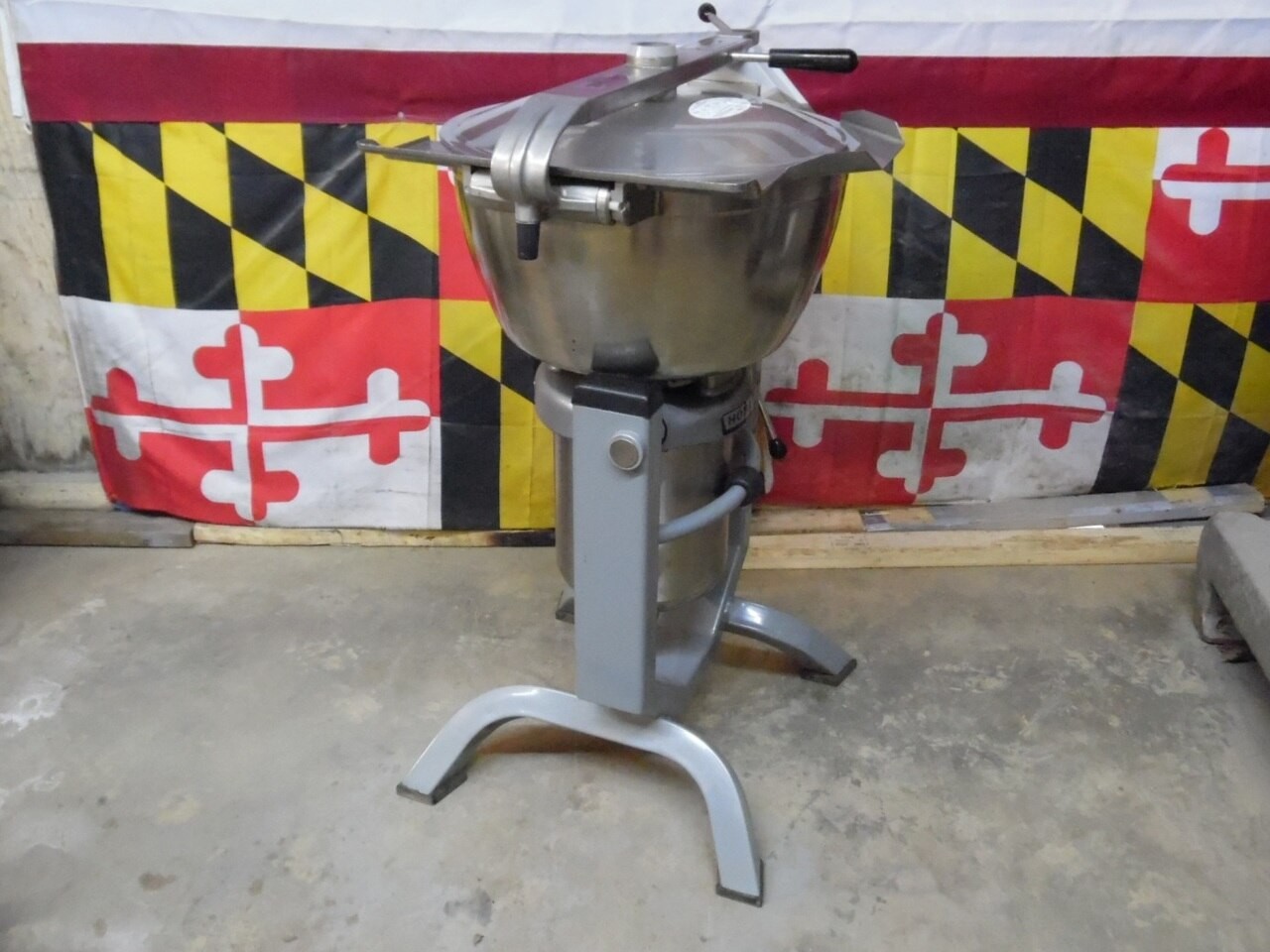 Hobart HCM450 45 Qt. Vertical Cutter Mixer with Dough Blade