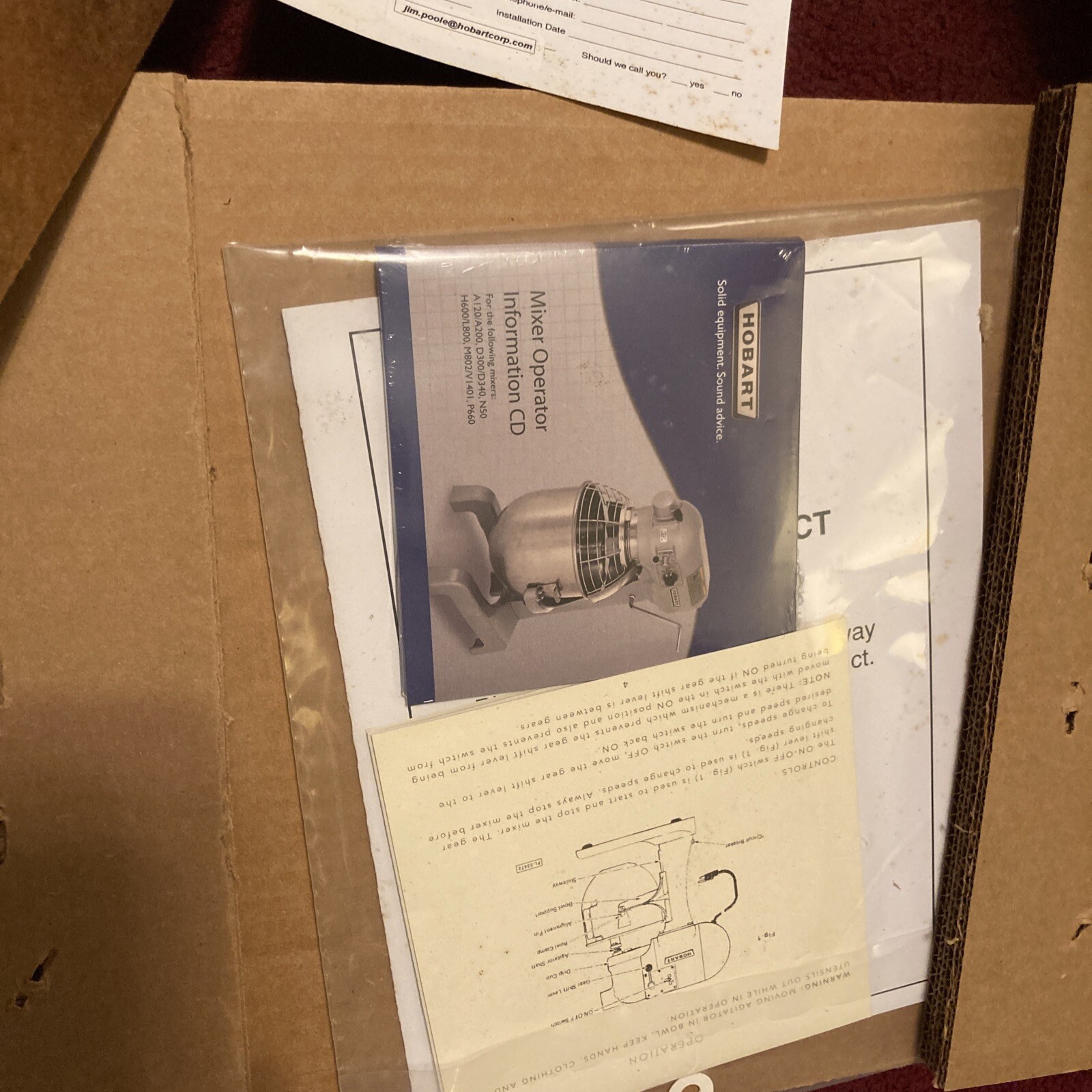 Hobart 5 Qt. Bowl Lift Countertop Mixer with Standard Accessories, 120V, 1/6 hp