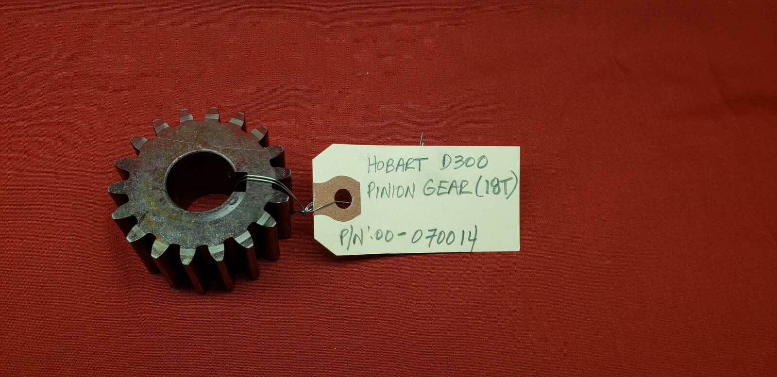Hobart D300 Pinion Gear P/N 00-070014 (18 Tooth) Hobart 30 Qt Mixer