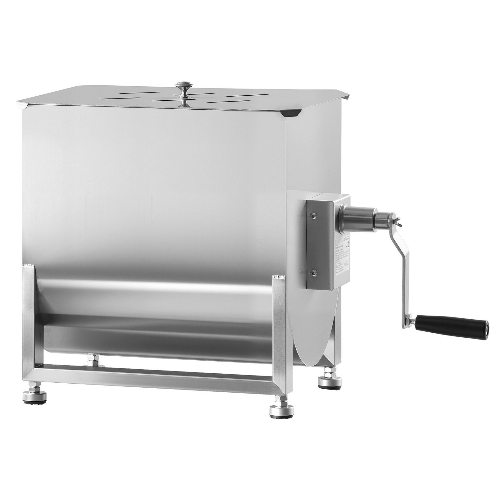 Manual Meat Mixer Fixed Tank Mixing Max 80LB Meat Sausage Mixer Machine