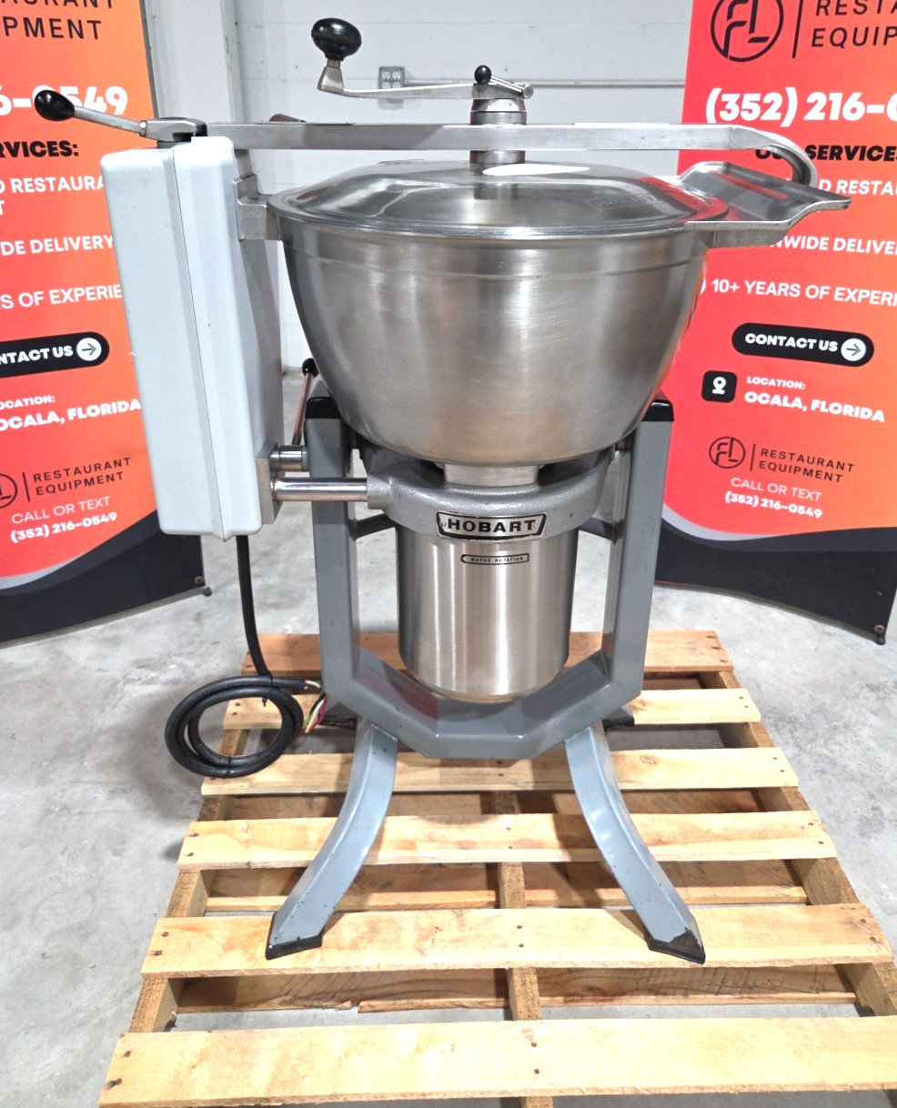 LATE MODEL HOBART HCM 450 45QT VCM w/ Blades, and MORE – 5 HP 200V – Watch Video