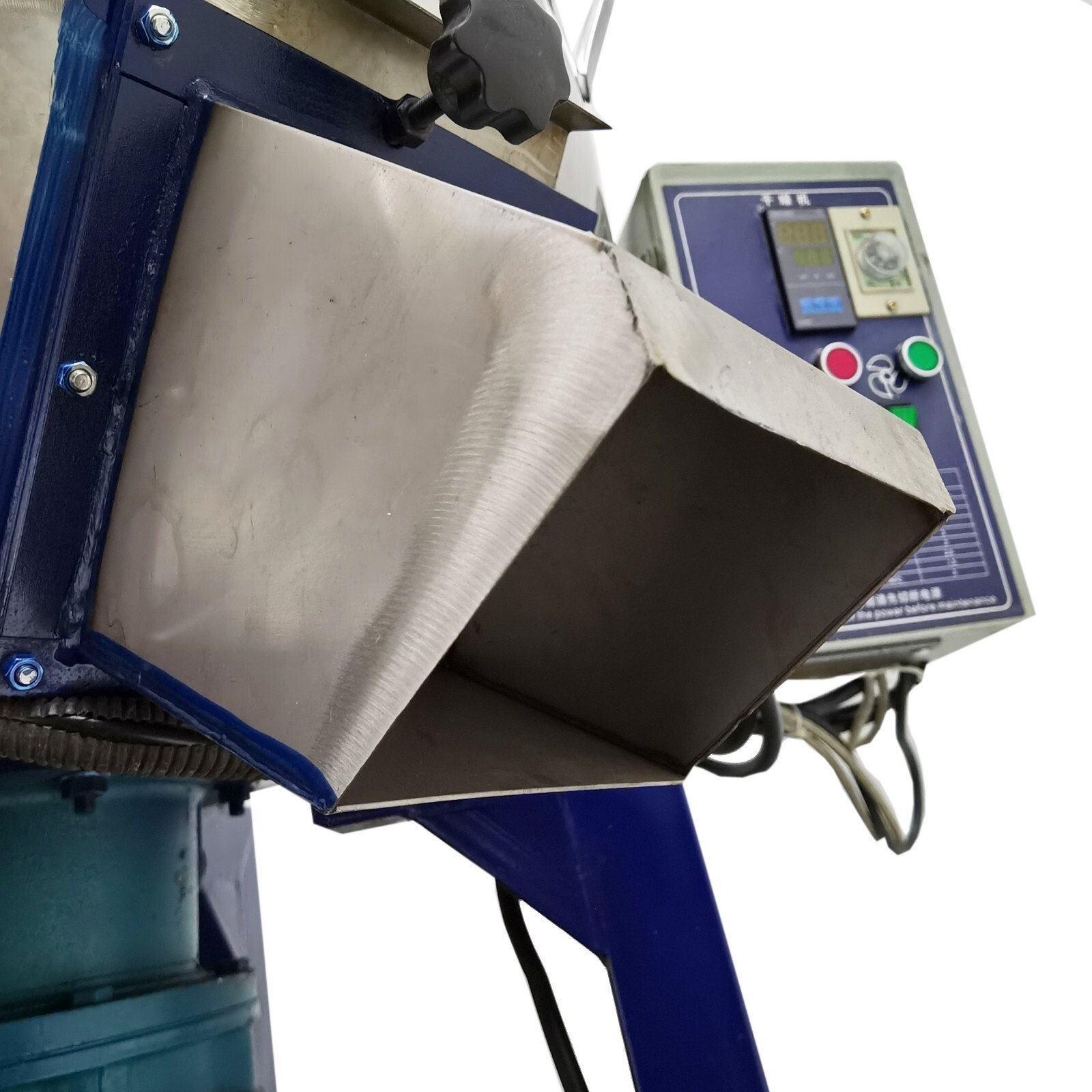 220V 4kw 220LB Industrial Blender Mixer with 5.2kw Drying Machine 0-212℉