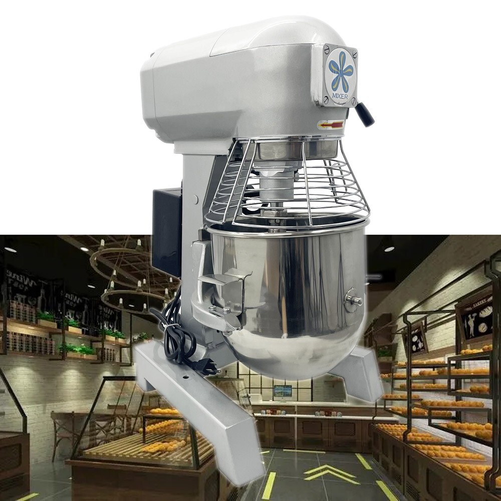 Commercial Food Mixer Dough Kneading Machine Double Commercial Mixer 110V 10L