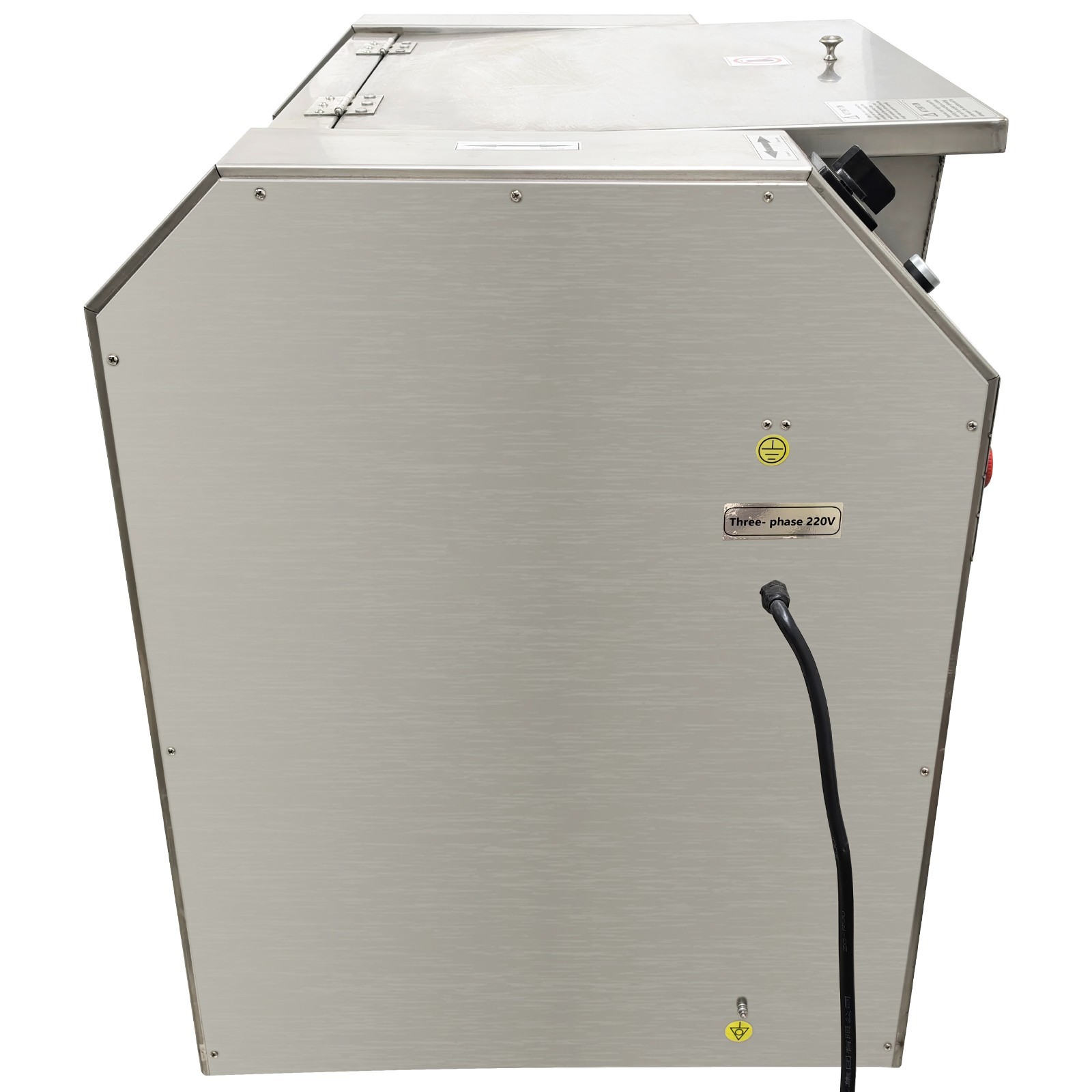 75kg Fully-enclosed Dough Mixer 220V Three-phase Kneading Machine TiltableHopper