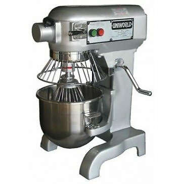 Uniworld UPM-10E 10-Qt. Planetary Mixer, Countertop w/ Accessories, 3-Speed, …