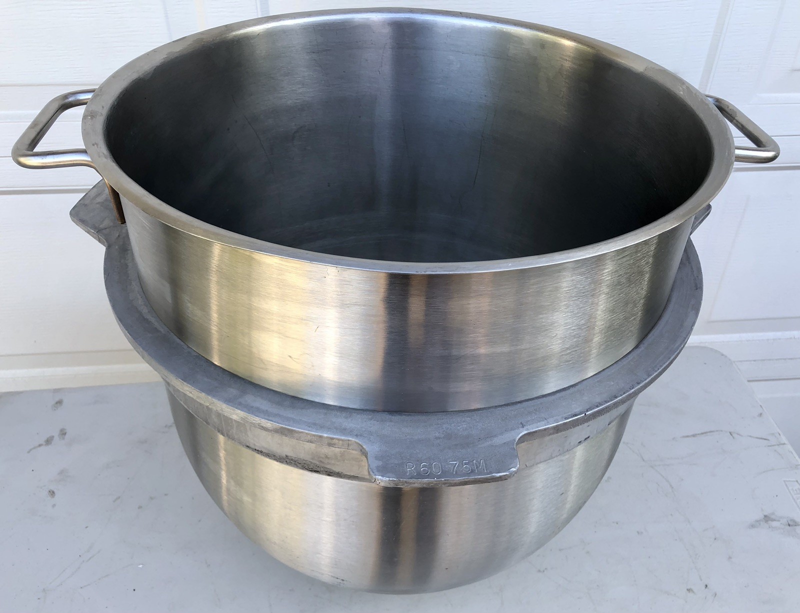 Varimixer Welbilt Stainless Steel Bowl R60 75M for W60 Mixer
