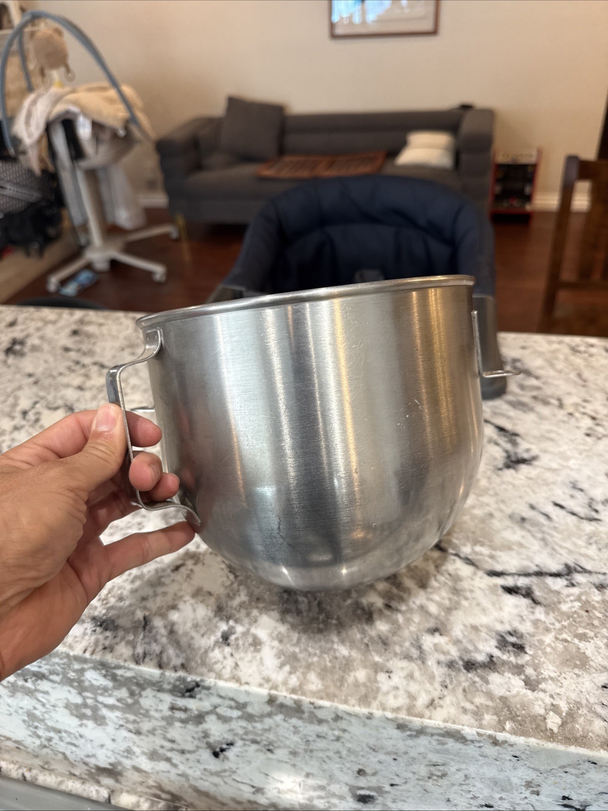 Hobart N50 5 Qt Mixer Bowl BOWL-Stainless Steel Commercial OEM Style CLEAN. Z7