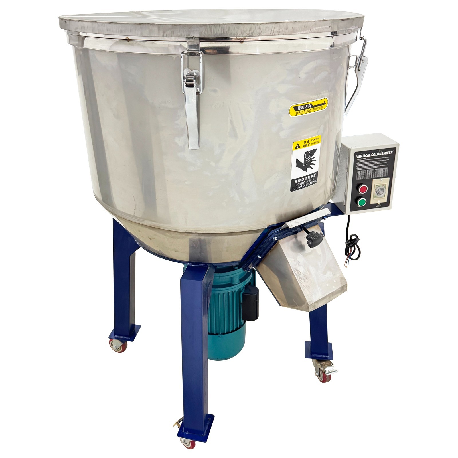 220V Plastic Particle Mixer Industrial Blender Mixer Vertical Color Mixer 1PH
