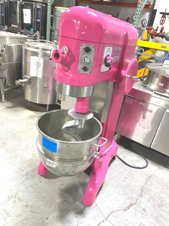 Mixers/ Hobart H-600 / 60 Qt Mixer / 1 HP Motor w/ Attachments/ 208V-3PH, Pink