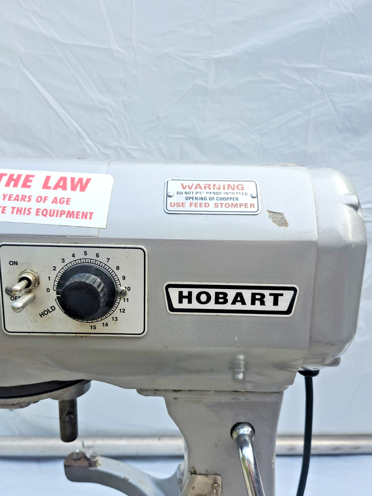 Hobart A-120T heavy-duty, 12-quart commercial countertop planetary mixer