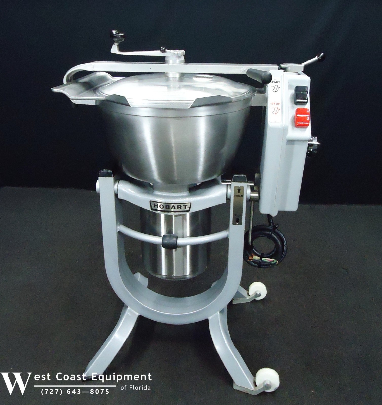 HOBART CHOPPER MIXER HCM450 230V 3 PHASE / STRAINER BASKET CHOPPER & DOUGH BLADE