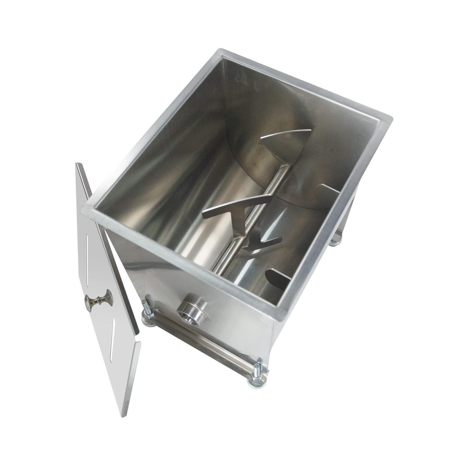 Hakka 15lb/7.5L Manual Meat Mixer, Stainless Steel 10L Fixed Tank Meat Mixer …