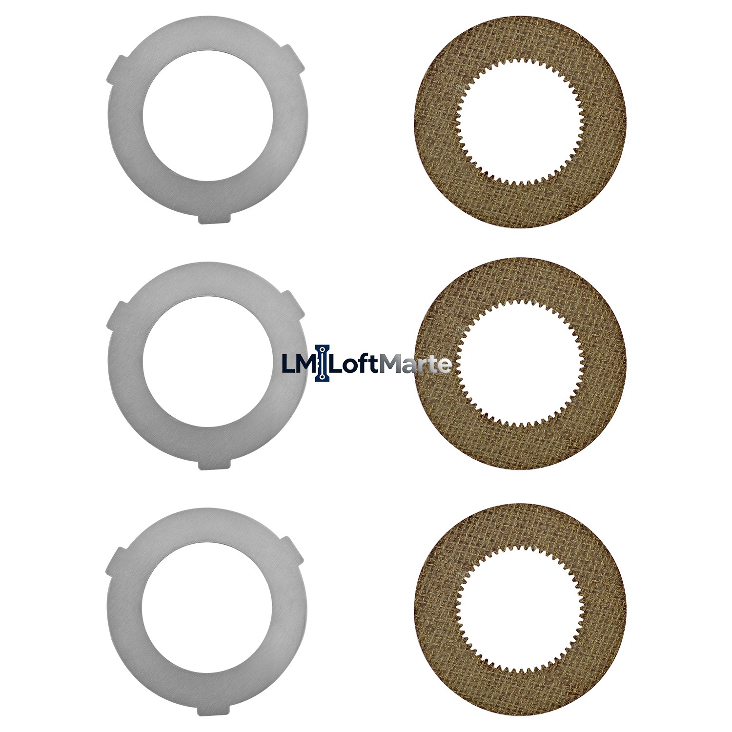873117 064432 6PCS Inner+Outer Clutch Disc Kit Fit For Hobart Mixer M802 & V1401