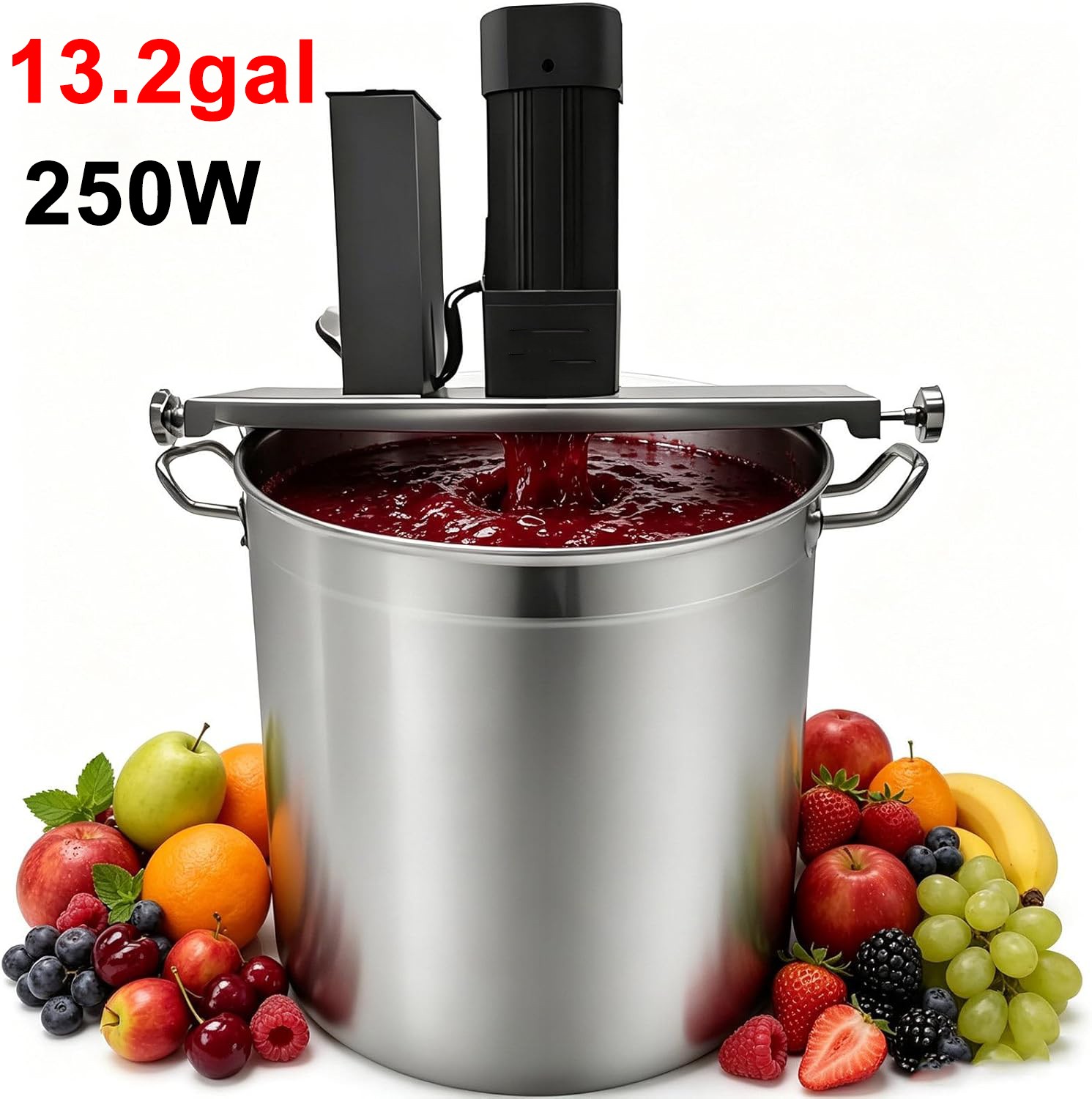 Automatic Food Mixer 110V Stainless Steel Food Mixer Hot Pot Stirrer Cooking