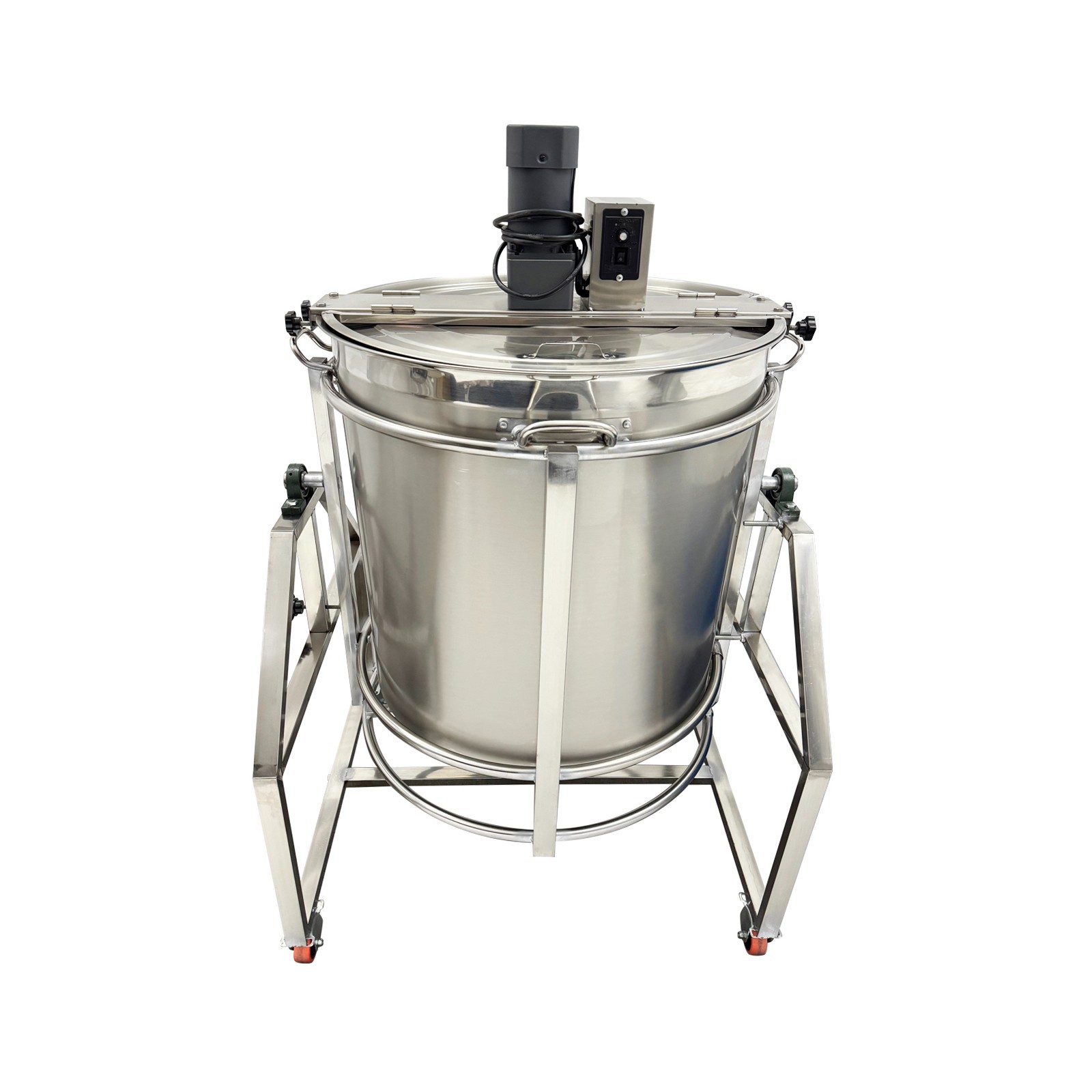 110V 50L Auto Stir-frying Natural Gas Heating Stirrer Stainless Steel Mixer