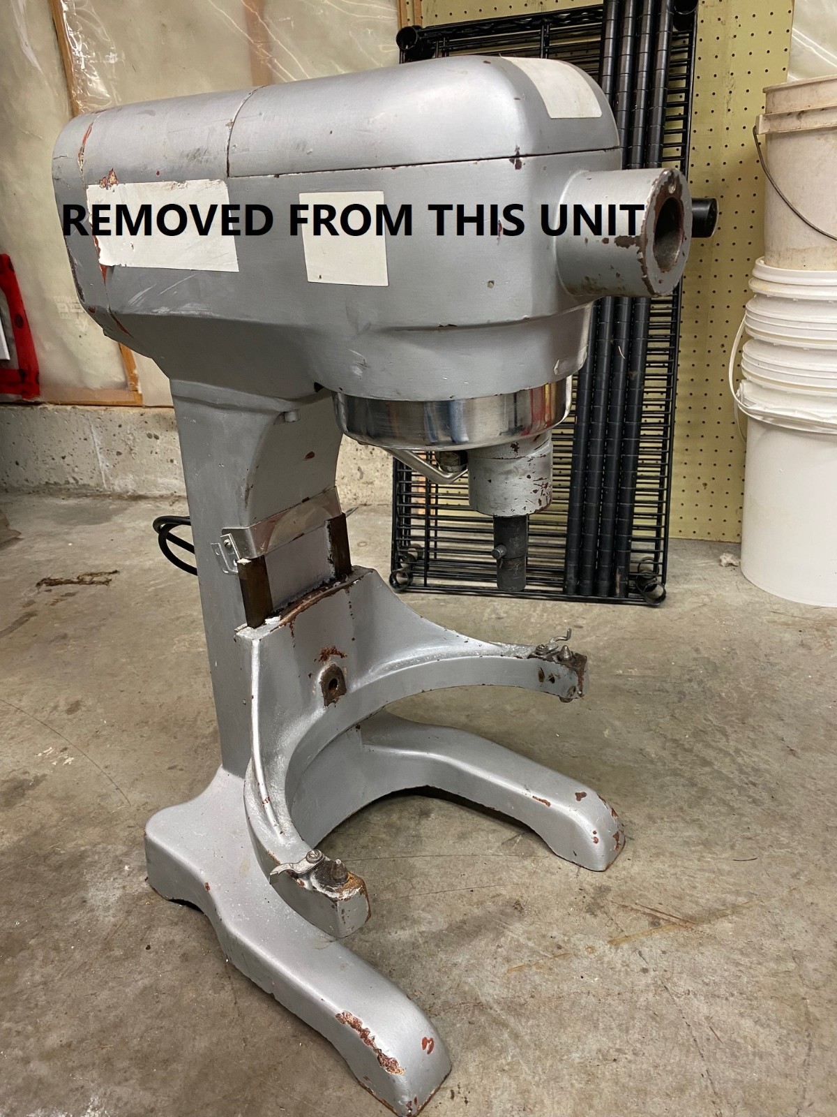 Thunderbird ARM-02 dough mixer bowl holder
