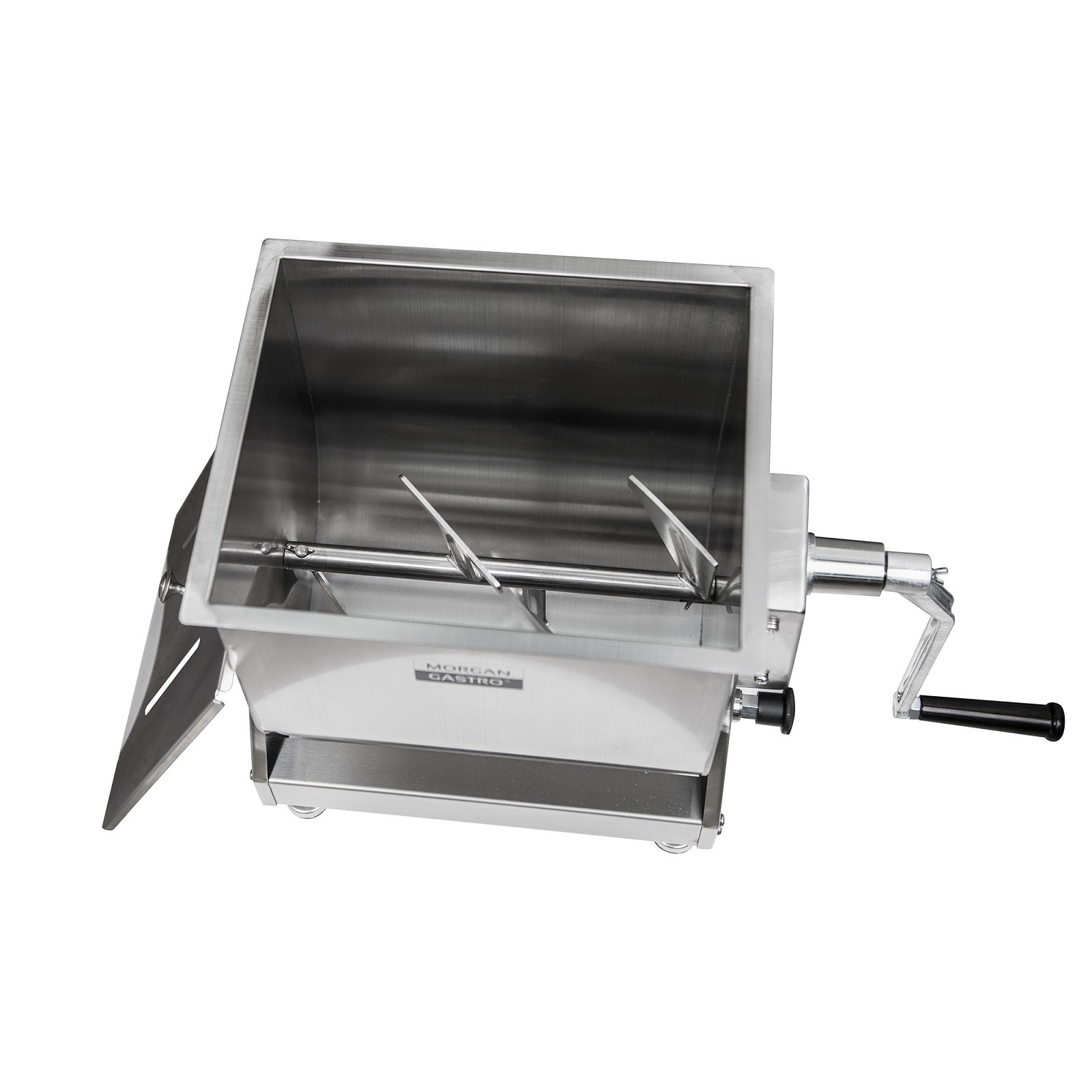 CMI Manual Meat Mixer 30 Pound Sausage Mixing Stainless Steel Tilt Tank Mixer