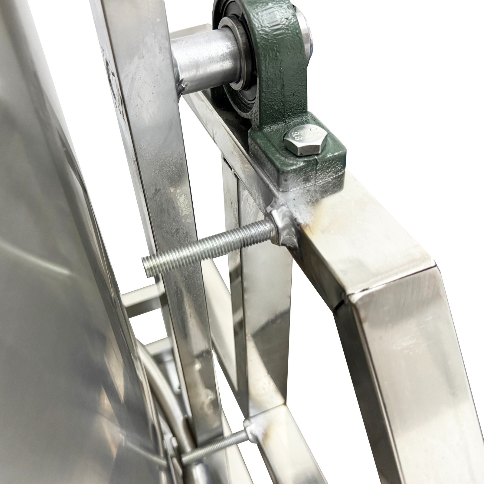 110V 50L Auto Stir-frying Natural Gas Heating Stirrer Stainless Steel Mixer