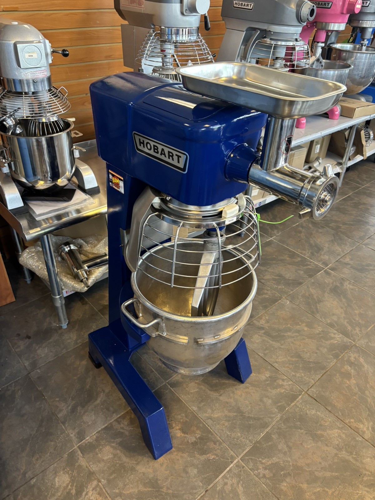 Hobart D300 Commercial 30 Quart Mixer, 1 PH 115V, w/ Bowl, Hook & Paddle, Tested