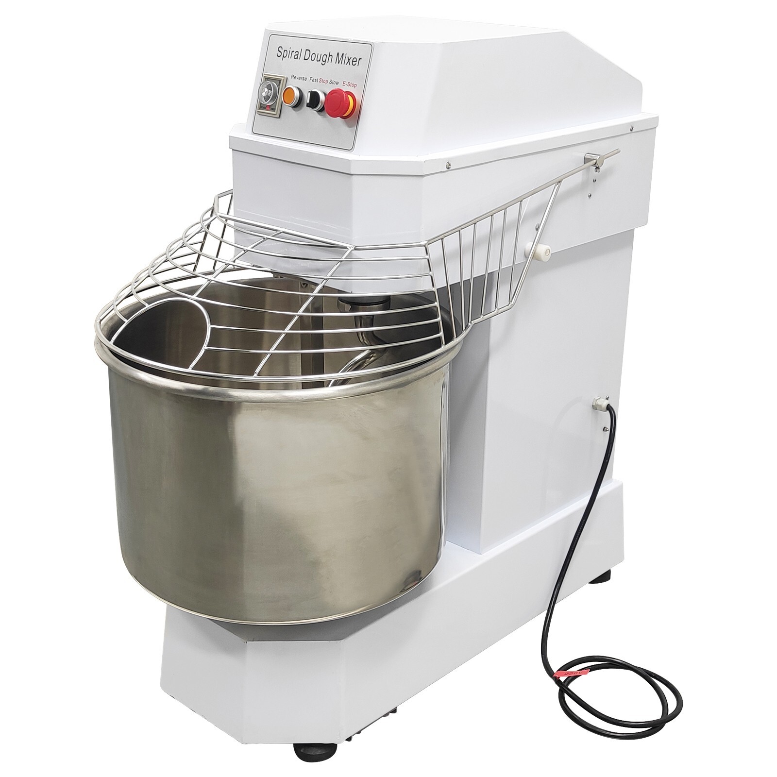 220V 60L Commercial Dough Mixing Machine Electric Spiral Dough Kneading Machine