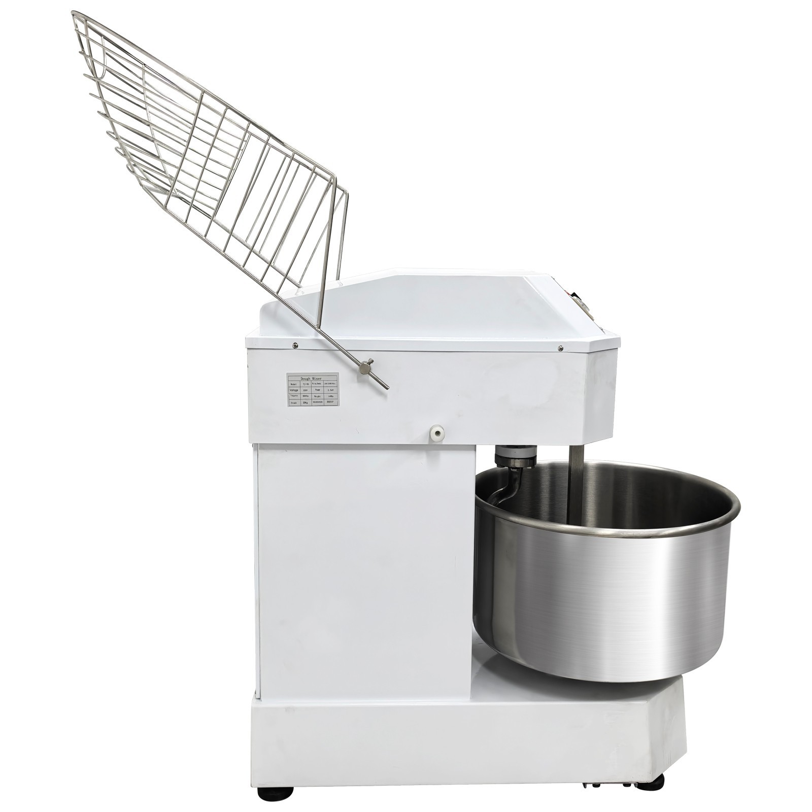 50L Commercial Dough Mixer 220V Double Action Double Speed Spiral Flour Mixer US