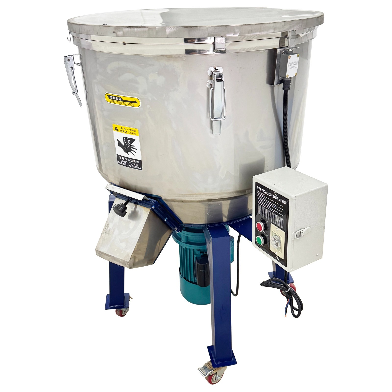220V Plastic Particle Mixer Industrial Blender Mixer Vertical Color Mixer 1PH