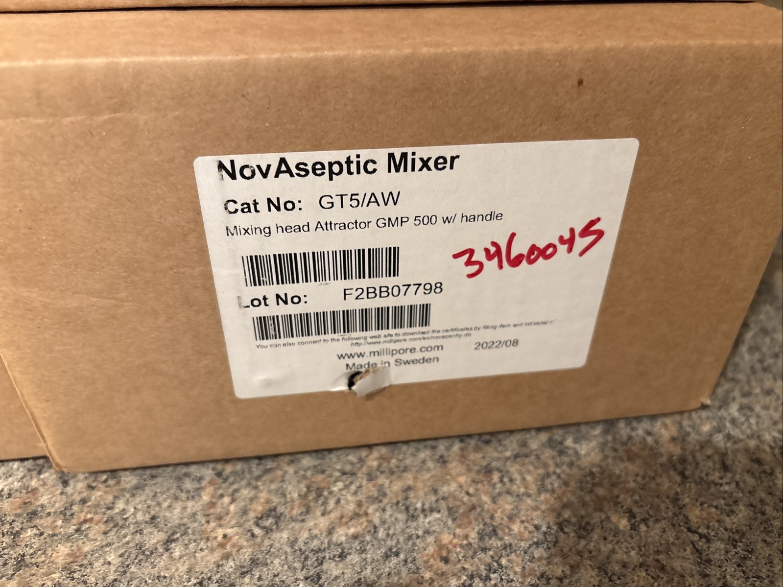 NovaSeptic Mixer GT5/AW Mixing Head Attractor GMP 500 W Handle