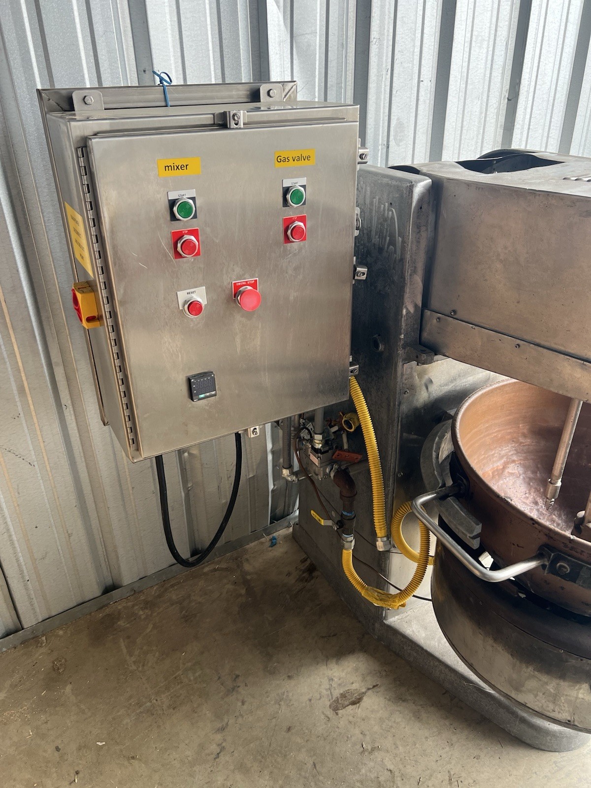 Savage Bros S-48 Double Action Fire Mixer w/ Control Panel As Is