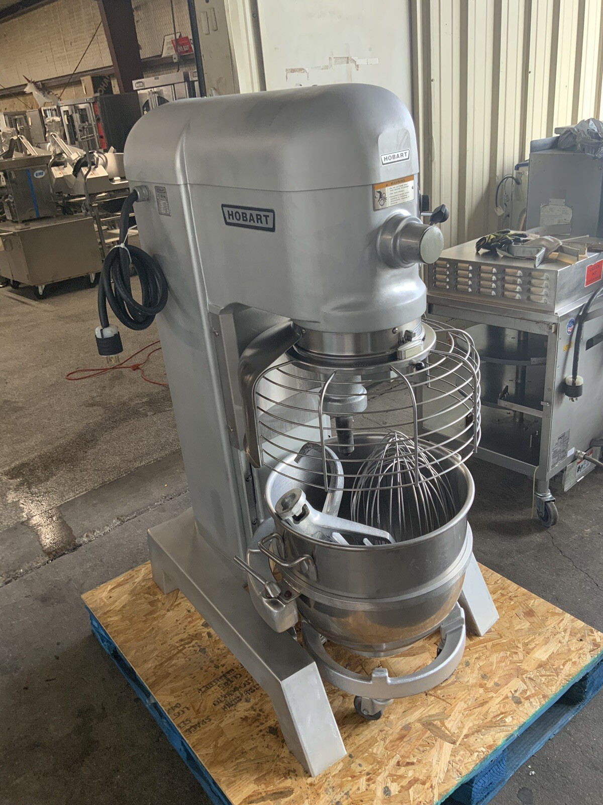 Hobart 60qt Dough mixer H600T Pizza Bakery Donut restaurant bowl guard