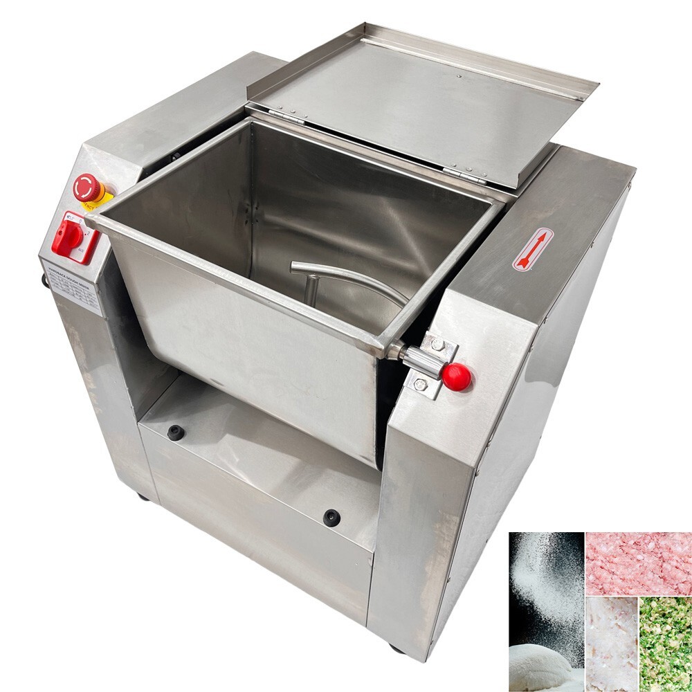 50QT/25KG Commercial Electric Stand Dough Mixer 2200W Stainless Steel Electric F