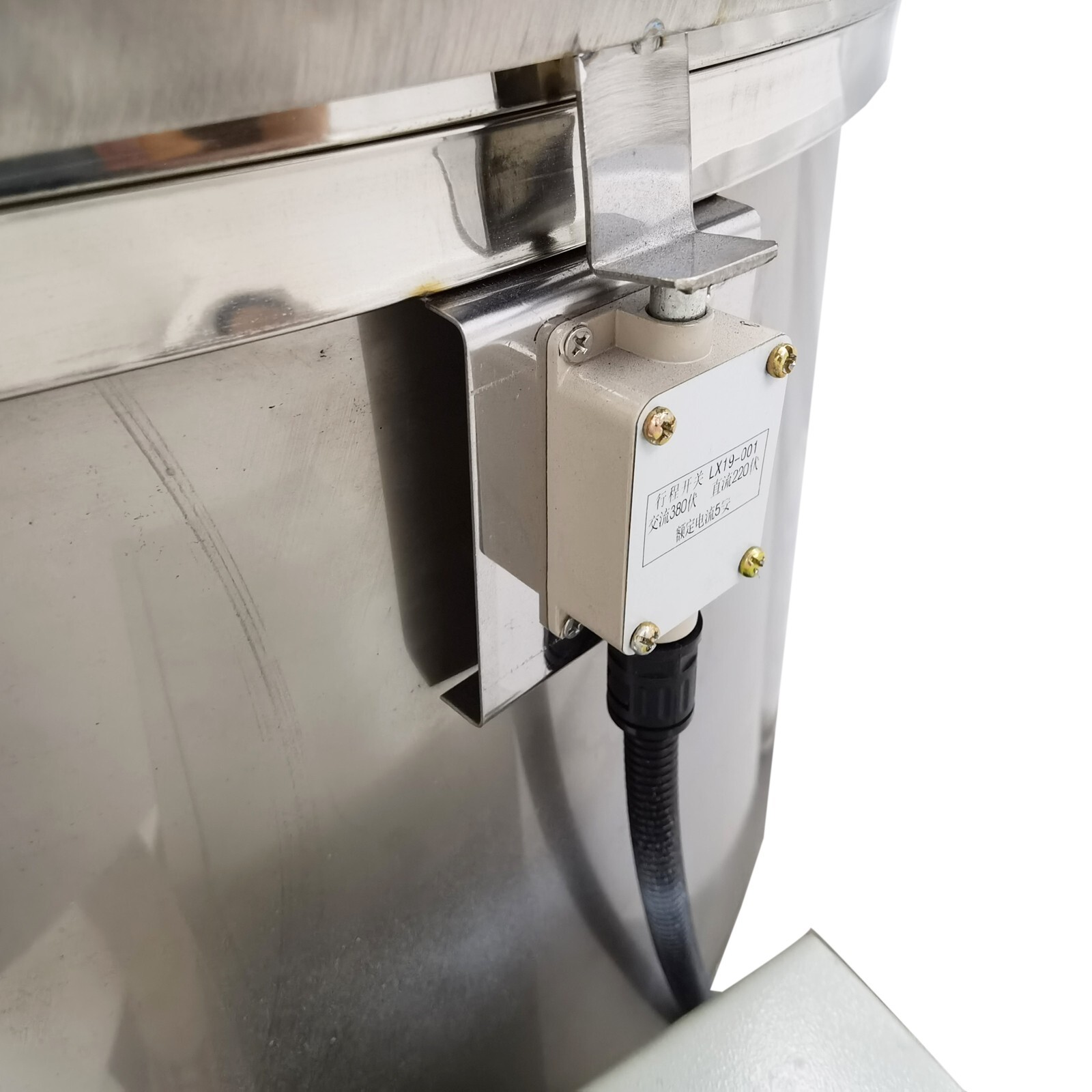 220V 4KW 220LB Vertical Color Mixer Plastic Particle Mixer with Heating Function
