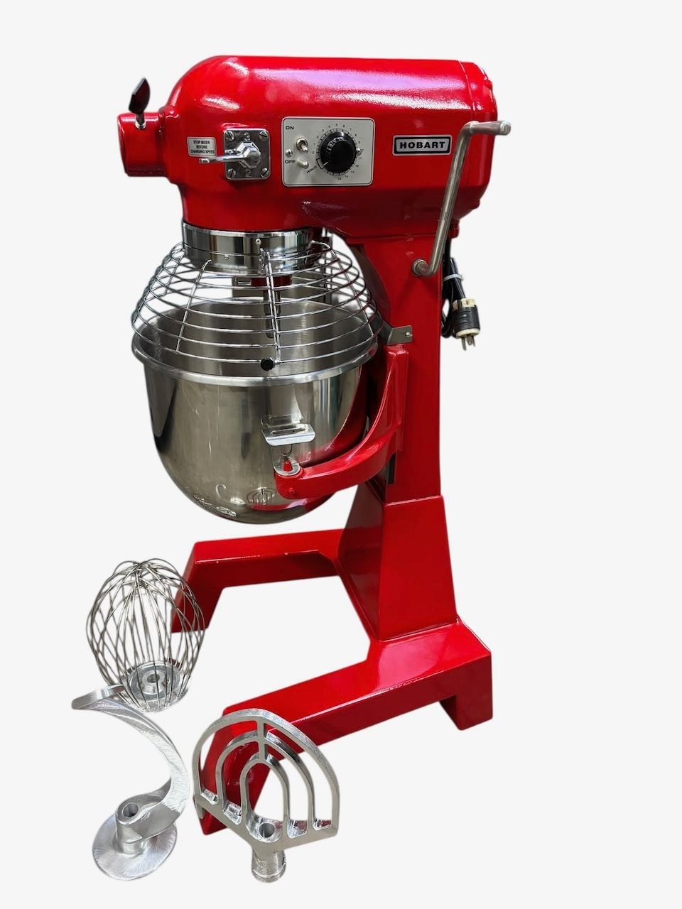20 Quart Hobart A-200FT Floor Mixer NSF Planetary Bowl Whisk Hook Paddle #4434