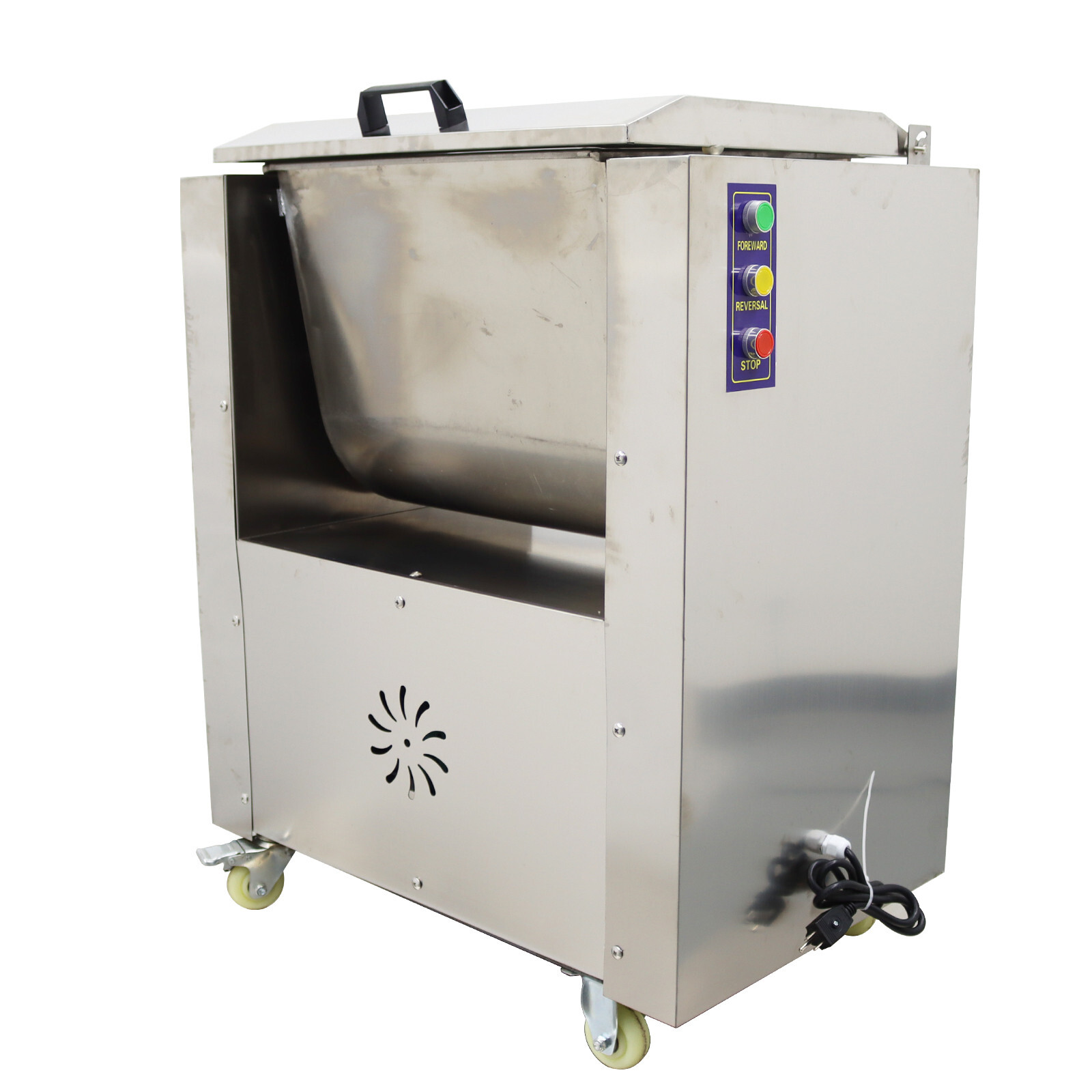 Stainless steel Commercial Electric Meat Vegetable Mixer Stuffing Mixer 110V 2HP