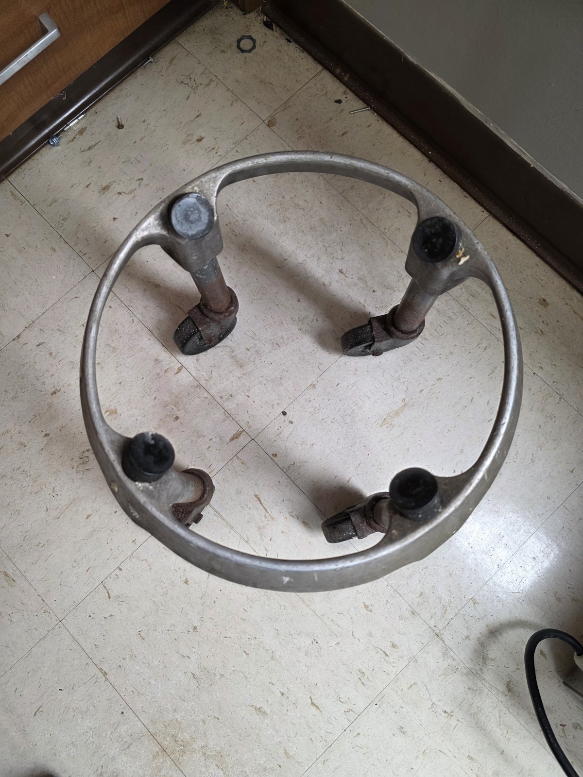 Rare Hobart D300 Mixer Bowl Cart Dolly, Truck. Hobart D300 Parts 30qt Bowl Stand