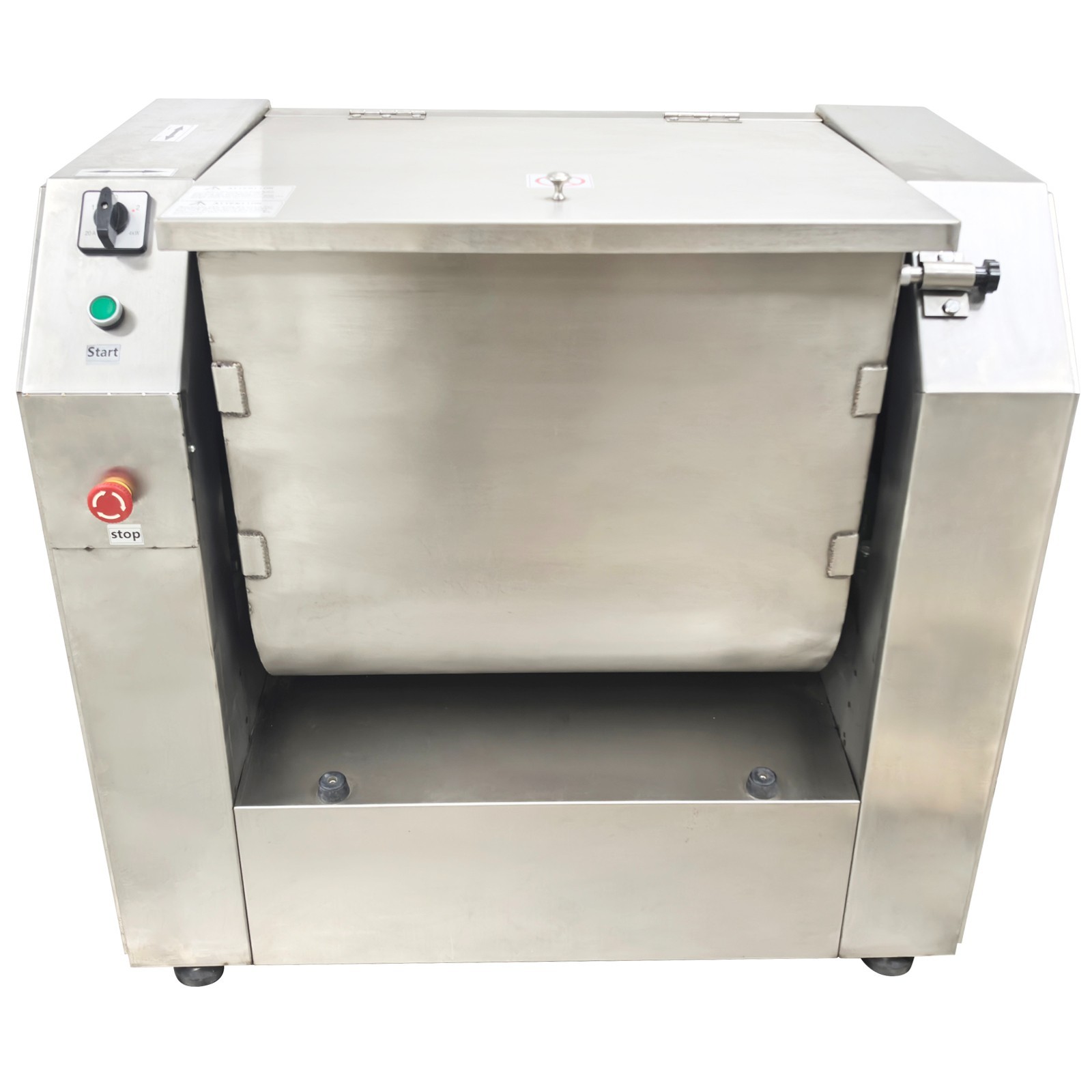 Upgrade 150QT Commercial Dough Mixer Flour Mixing Machine 220V 4KW Dough Blender