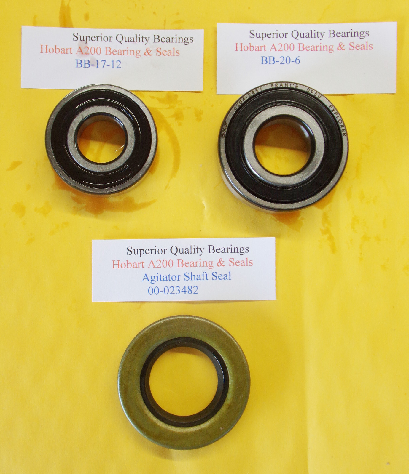 Hobart A200 Premium Bearings & Seal Kit