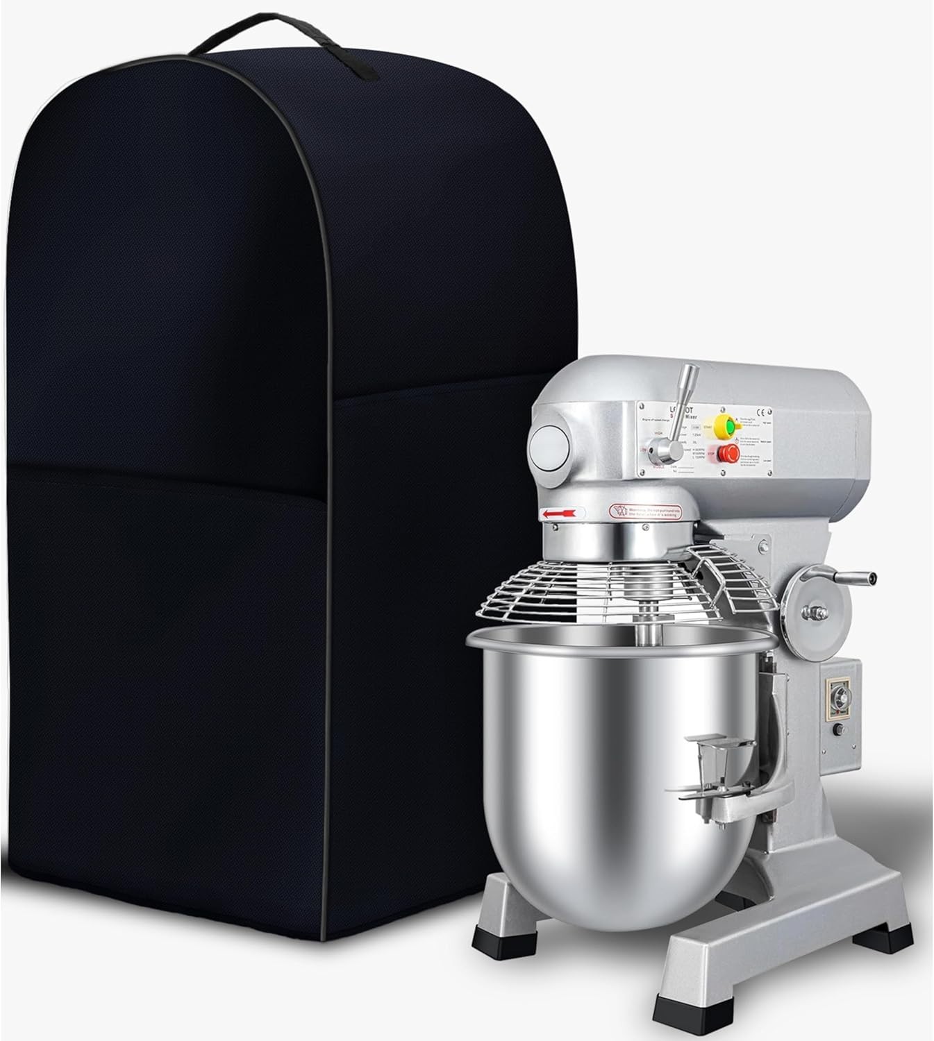 Durable Dustproof Commercial Mixer Cover with Storage Pockets – 15QT