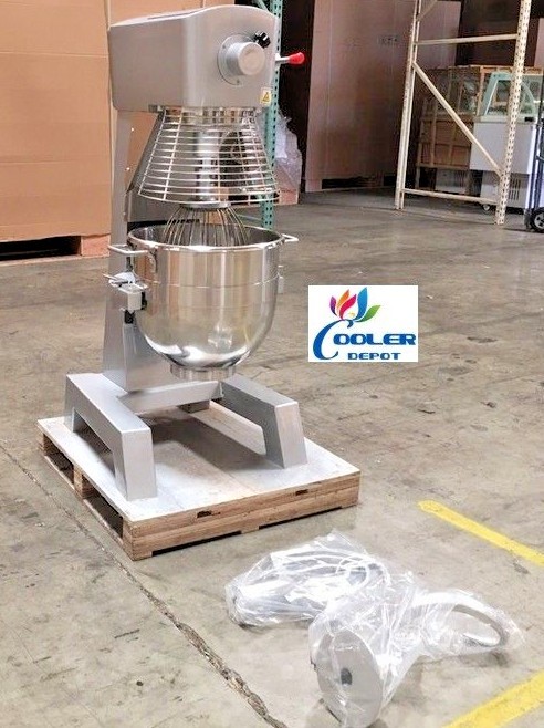 NEW 30 Quart Mixer Machine 3 Speed Commercial Bakery Kitchen Equipment NSF ETL