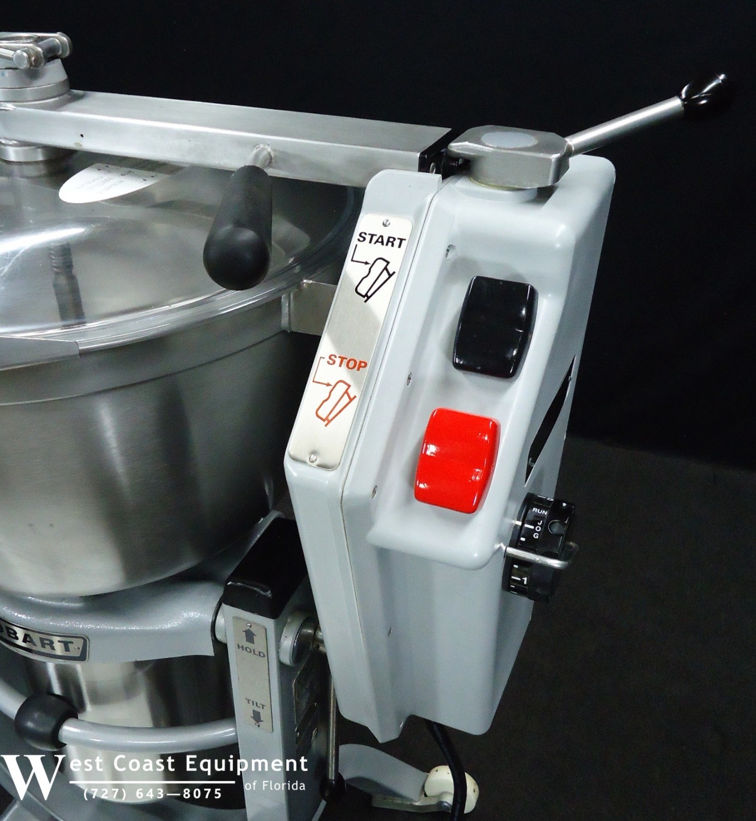 HOBART CHOPPER MIXER HCM450 230V 3 PHASE / STRAINER BASKET CHOPPER & DOUGH BLADE