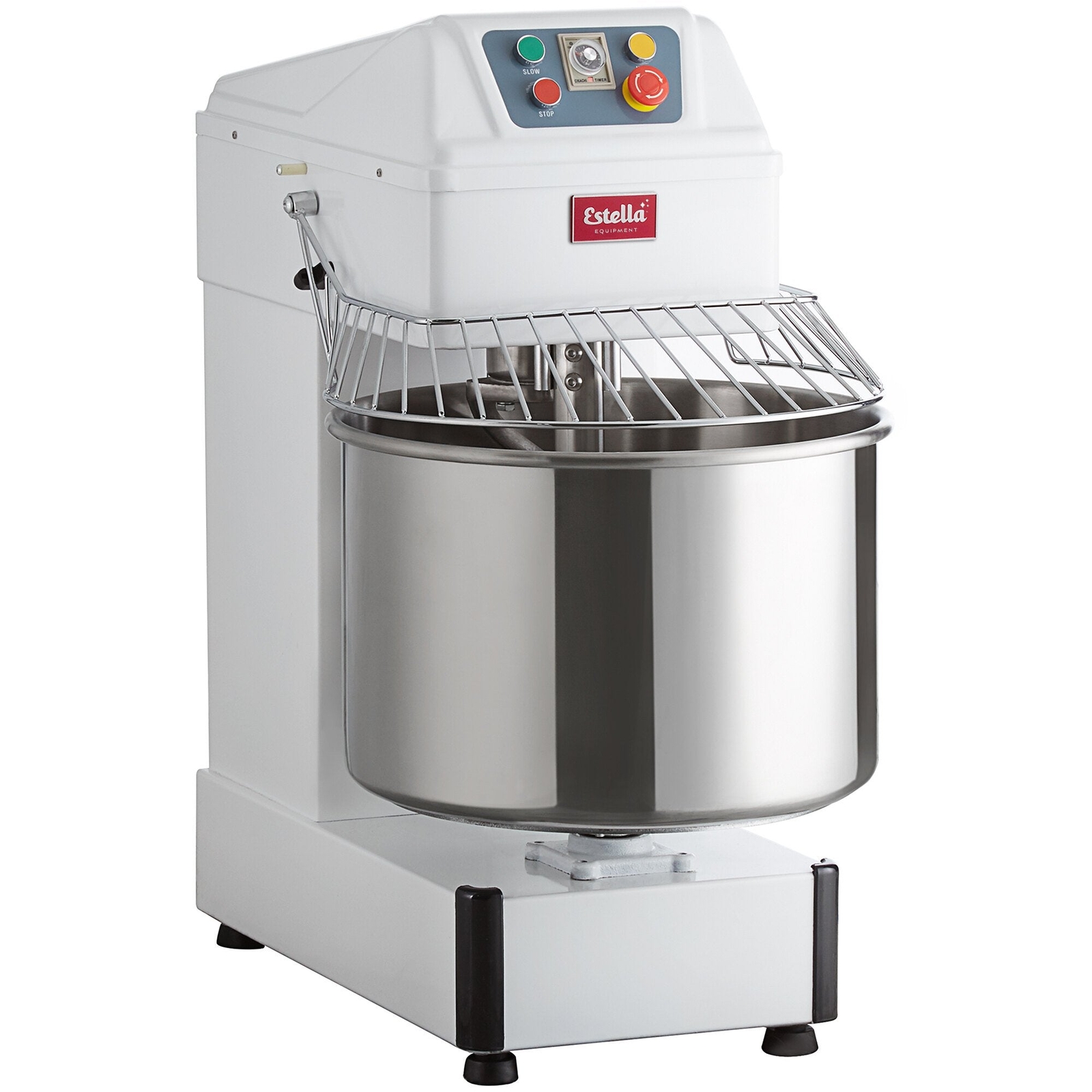 Estella SM60 60 Qt. / 90 lb. Two-Speed Spiral Dough Mixer – 240V, 4 HP