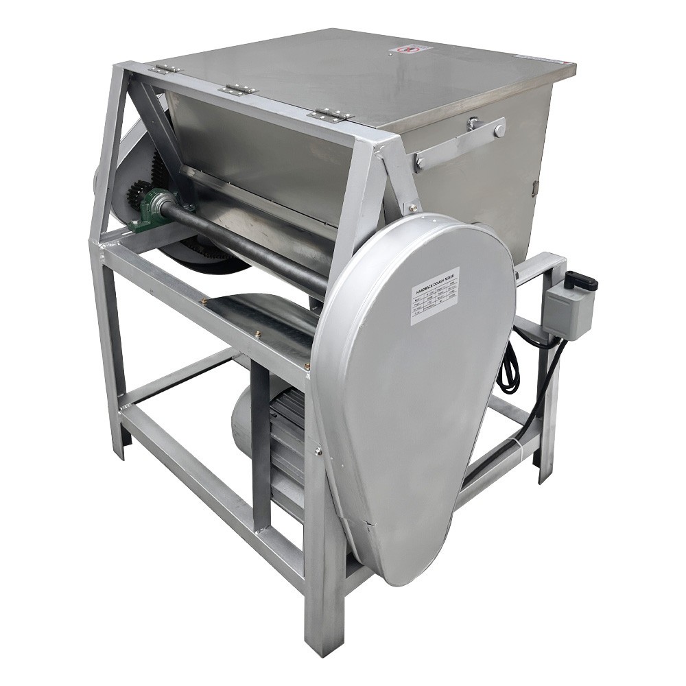 50kg Electric Dough Kneading Machine w/ 90 Degree Tilt Bowl 110V Food Mixer
