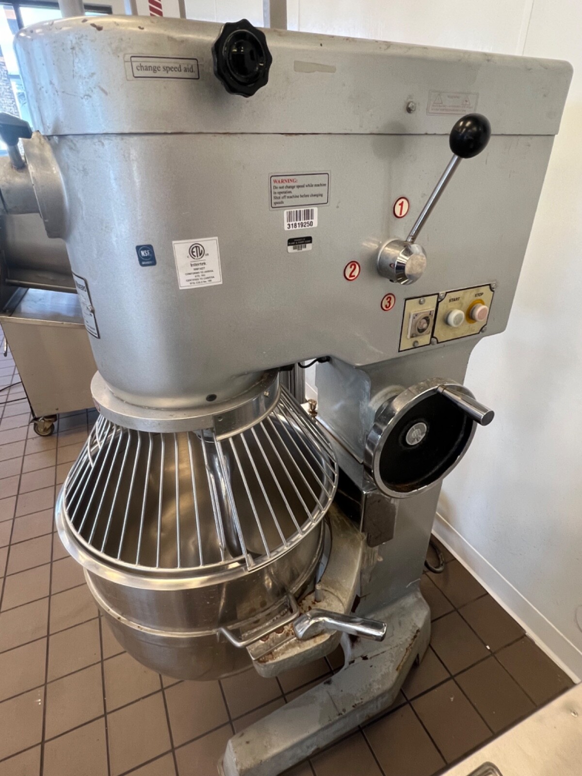 2014 Precision V-80 80qt planetary mixer