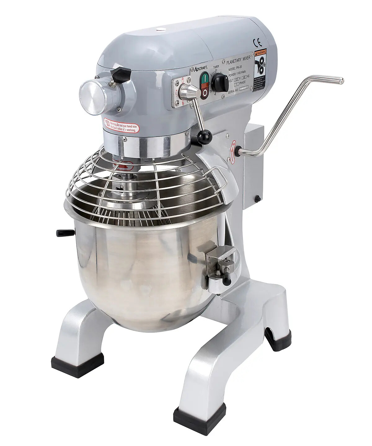 Adcraft BDPM-20 20qt Planetary Mixer w/ 3 Speed Gear Driven #12 Hub
