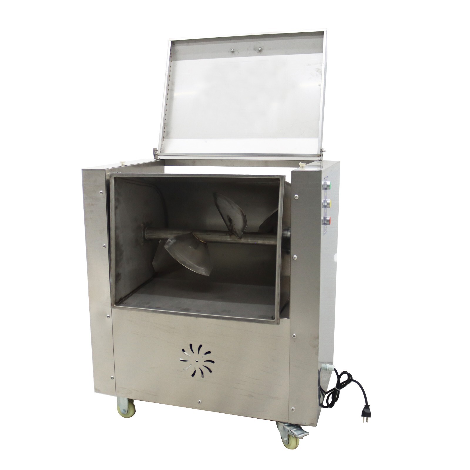 Electric Meat Mixer 15.8Gallon Capacity Tank Meat Vegetable Mixer 70RPM Speed