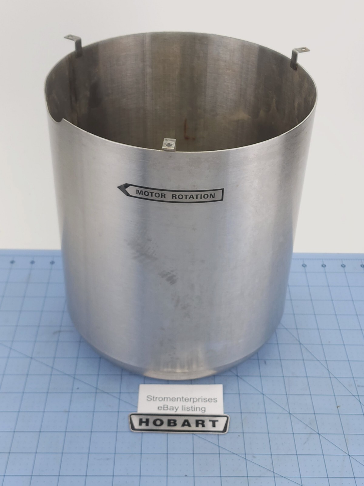 Used OEM Hobart HCM 300 450 Stainless Steel 5hp motor cover