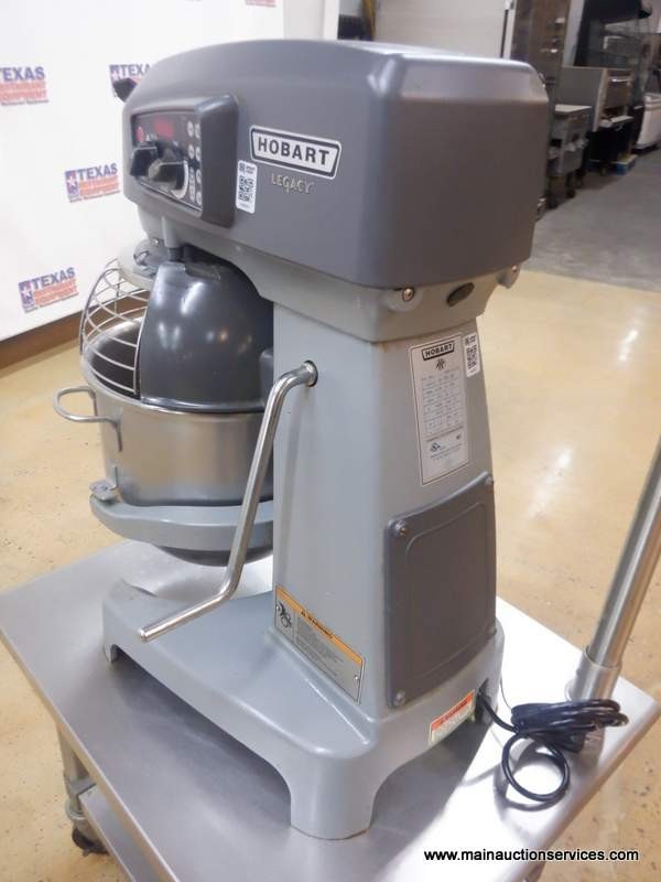 HOBART LEGACY HL200 COUNTERTOP 20 QUART DOUGH MIXER WITH BOWL 1 ATTACHMENT